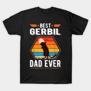 Gerbil Dad Ever Gerbil Father Racing Rat T-Shirt